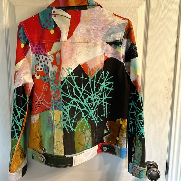 Dolcezza denim style jacket size medium - Picture 2 of 2